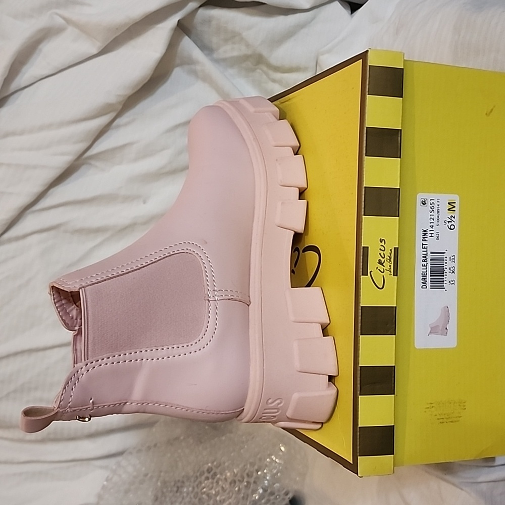 Circus Sam Edelman Pink Platform Boots Darielle Style 6.5